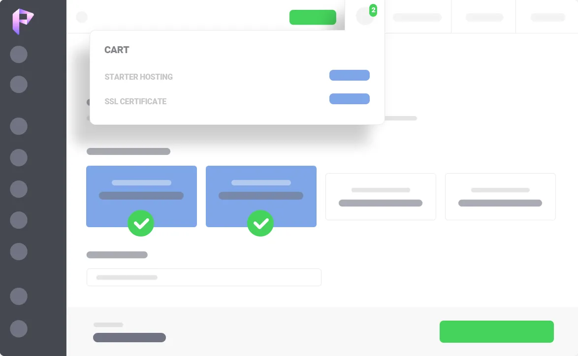 Cover for Redesign of the website & new customer portal